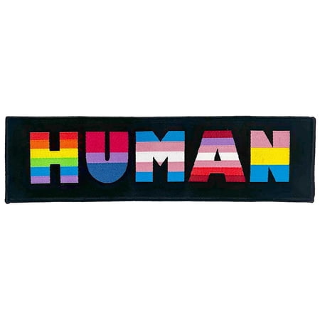 Human - Woven Patch - Super Strip - 8" x 2"