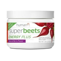 HumanN SuperBeets Energy Plus Powder with Grape Seed Extract - 30 servings