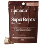 HumanN SuperBeets Heart Chews Chocolate Flavored 6ct