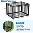 thumbnail image 1 of Humane  Trap Cage with One-Way Entry for Small Birds, 1 of 7