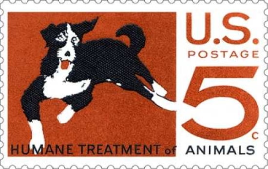 Humane Treatment of Animals Canvas Art - US POSTAL SERVICE (24 x 36)