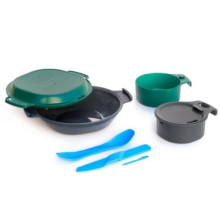 Humangear GoKit+ Deluxe 8-Tool Travel Pack - Charcoal/Green