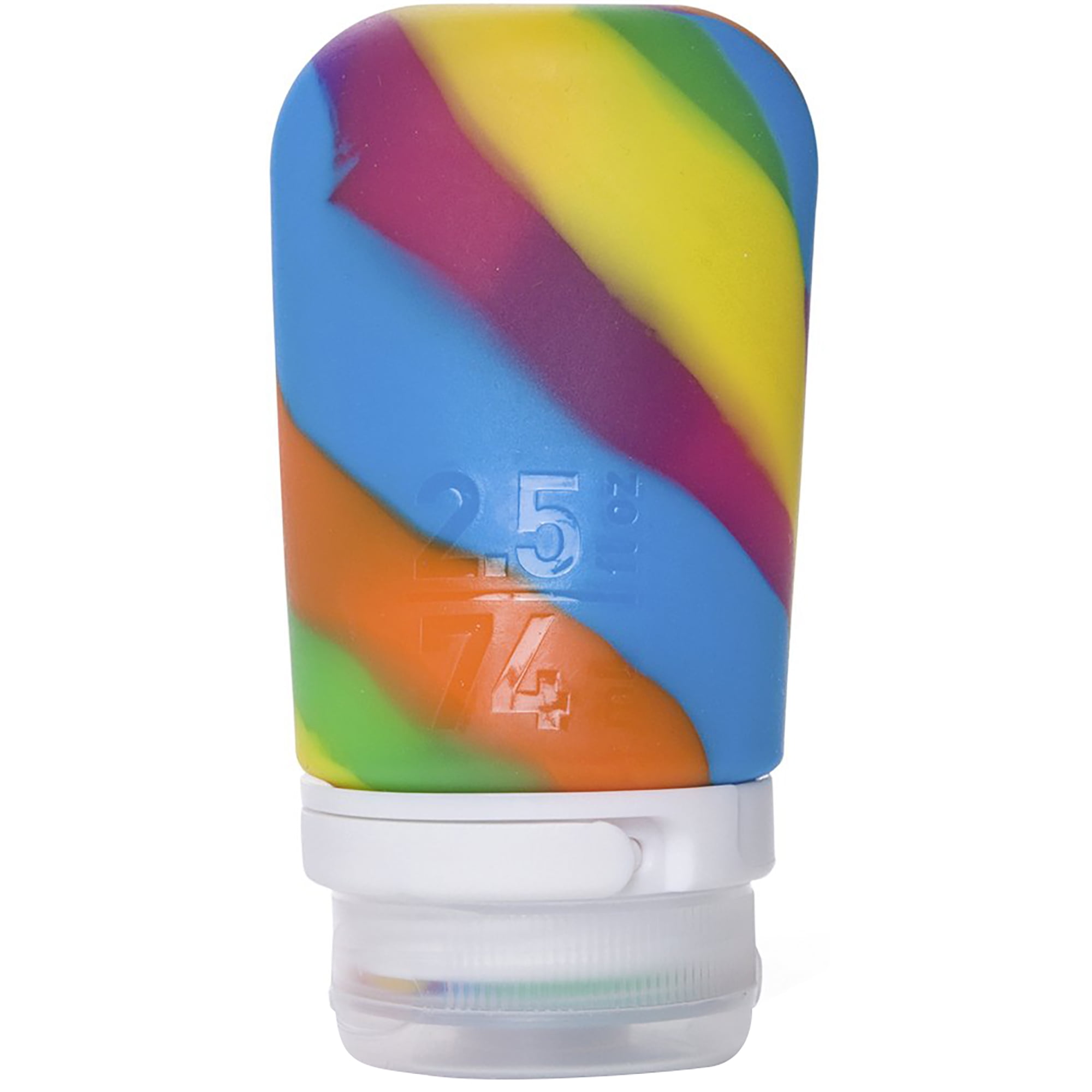 Humangear GoToob+ Soft Silicone Travel Bottle - Medium - Rainbow ...