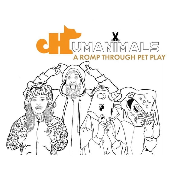 Humanimals: A Romp Through Pet Play adult coloring book