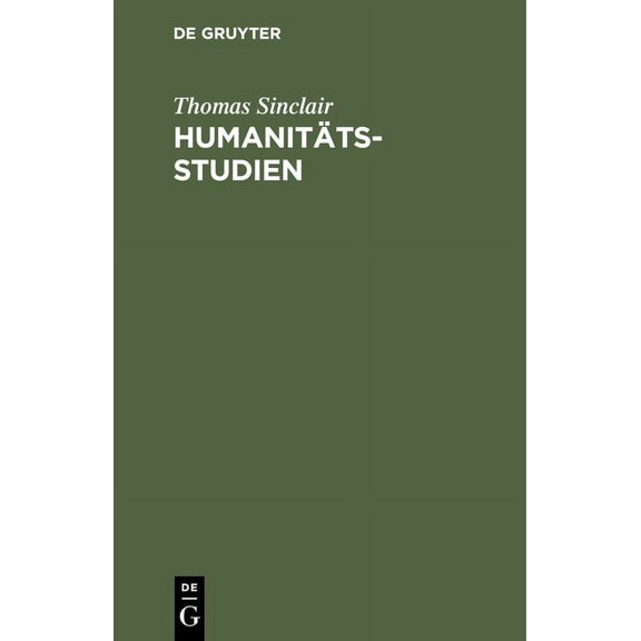 Humanittsstudien, (Hardcover)