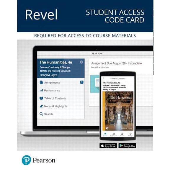 Humanities Revel Access Card : Culture, Continuity, and Change