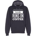 thumbnail image 1 of Humanity Runs On Coffee Hoodie Men -Image by Shutterstock, Male Medium, 1 of 2