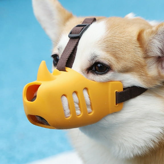 Humanized Design Dog Muzzle Breathable Adjustable Biting Prevention for Small Medium Large Dogs Comfortable Training