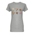 thumbnail image 1 of Humanized Pastries Shaped T-Shirt Women -Image by Shutterstock, Female Medium, 1 of 2