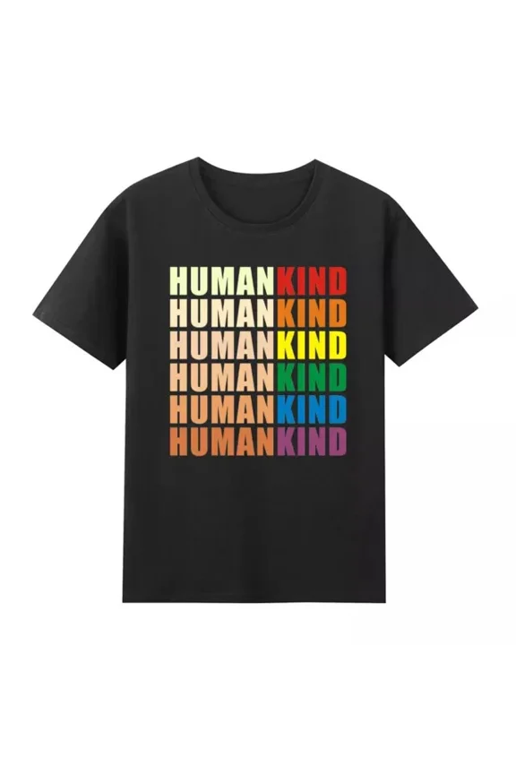 Humankind Black Rainbow T-Shirt