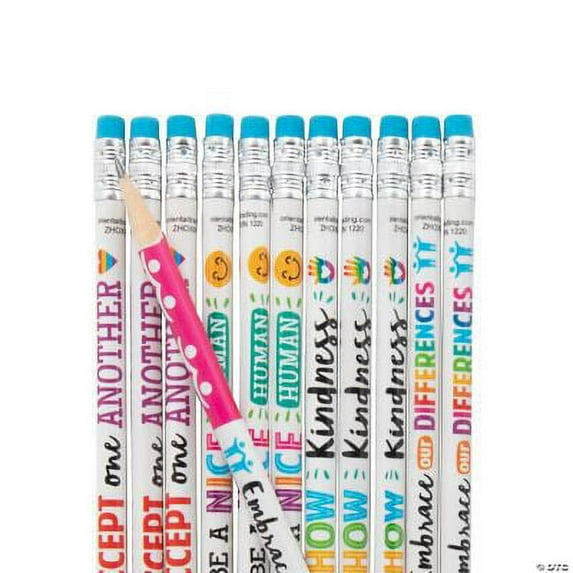 Humankind & Diversity Pencils, Birthday, Stationery, 24 Pieces
