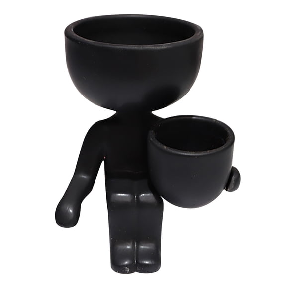 Humanoid Ceramic Flower Pot Creative Flower Pot Ceramic Crafts