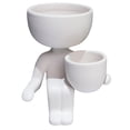 thumbnail image 1 of Humanoid Ceramic Flower Pot Creative Flower Pot Ceramic Crafts, 1 of 5