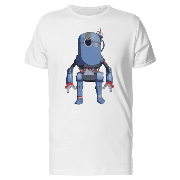 Humanoid Robot Illustration T-Shirt Men -Image by Shutterstock, Male Large