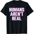 thumbnail image 1 of Humans Aren't Real Funny Festival Hippy Rave T-Shirt, 1 of 4