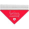 thumbnail image 1 of Pavilion Gift Company - Humans Getting Married - 12" x 8" Canvas Slip on Pet Bandana, 1 of 4