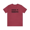 thumbnail image 1 of Humans ❤ Robots   - Tee Shirt, 1 of 12
