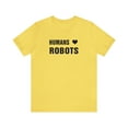 thumbnail image 1 of Humans ❤ Robots   - Tee Shirt, 1 of 12