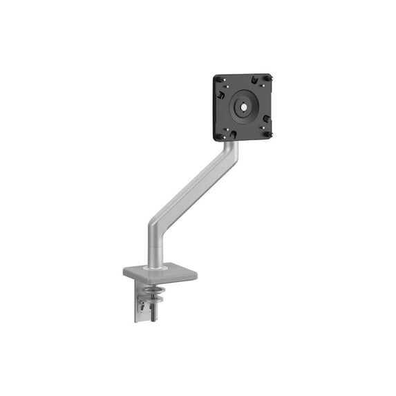 Humanscale M2.1 - Mounting kit (monitor arm, angled / dynamic link, clamp base, VESA cover, tilt bracket) - for LCD display - silver with gray trim - mounting interface: 100 x 100 mm - desk-mountable