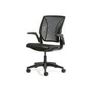 Humanscale Task Chair with Adjustable Height & Lumbar Support, 300 lb. Capacity, Black