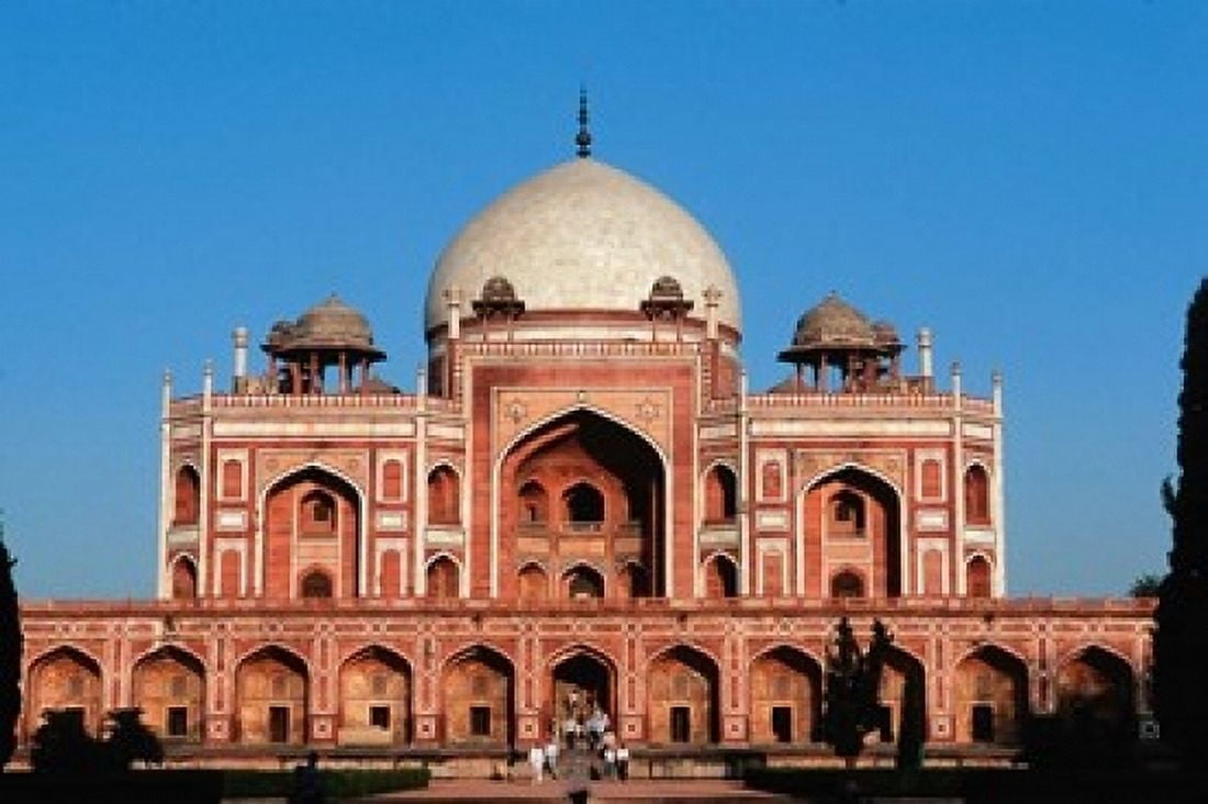 Humayuns Tomb Delhi India Canvas Art - Dee Ann Pederson DanitaDelimont (18 x 24)