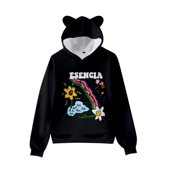 Humbe Esencia Cat Ear Hoodie Women Long Sleeve Pullover Hooded Sweatshirt