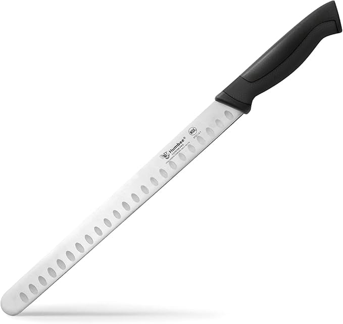Ergo Chef Prodigy Series 12-Inch Stainless Steel Carving Knife with Non-Slip Handle