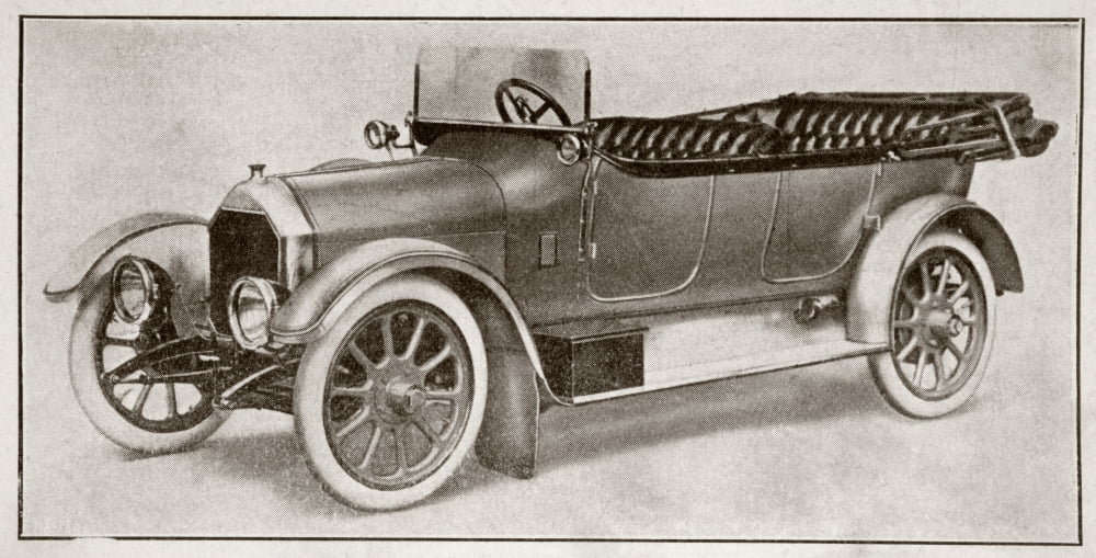 Humber 14 Hp Model Of 1914 From La Esfera 1914 Canvas Art - Ken Welsh Design Pics (19 x 10)