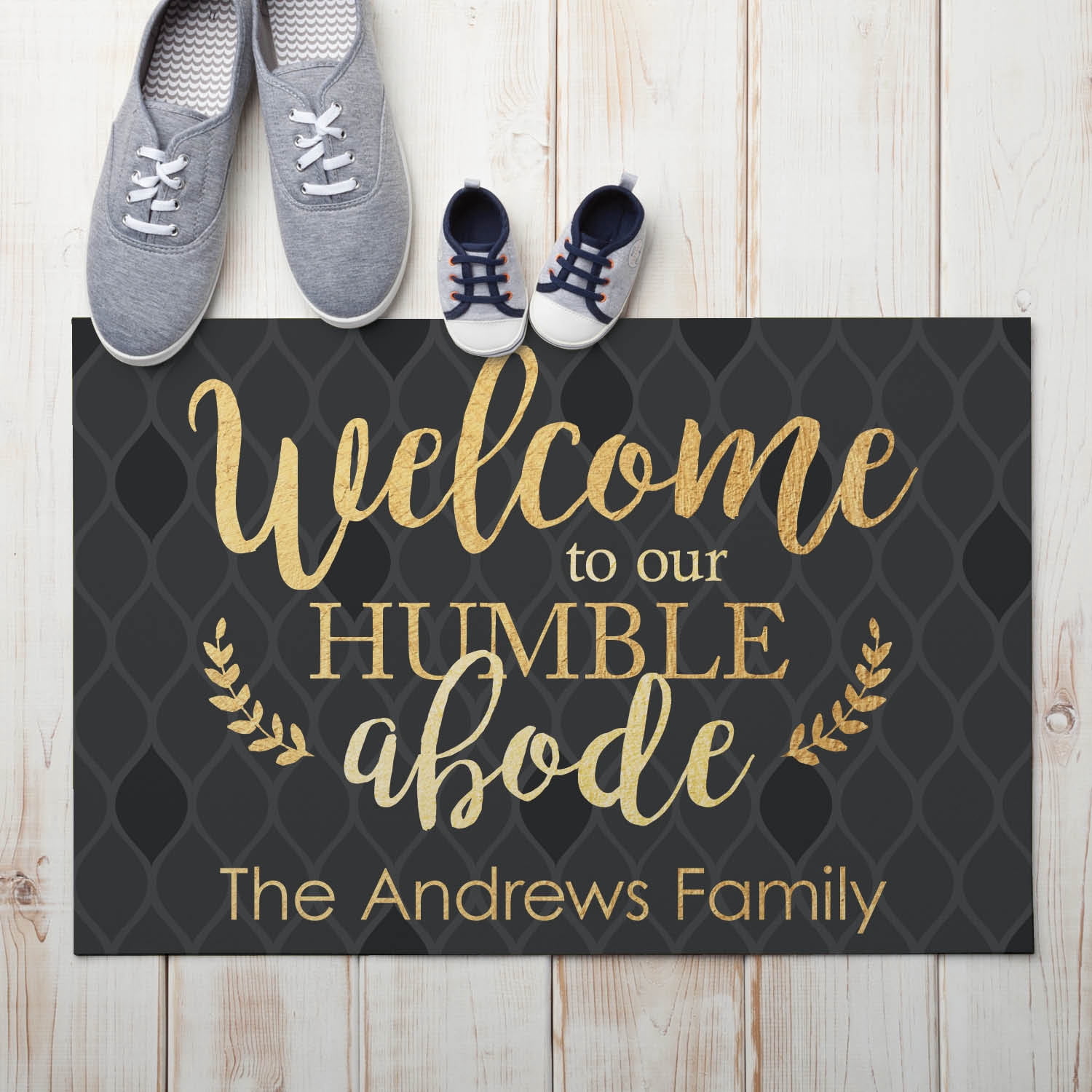 Humble Abode Personalized Doormat