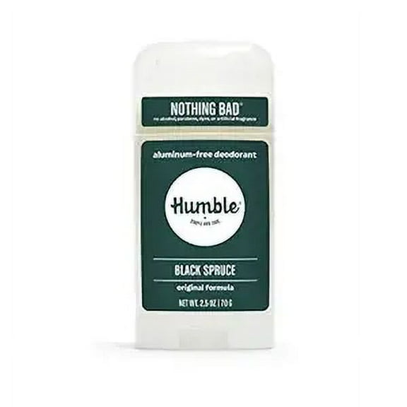 Humble Brands Aluminum Free Deodorant, Black Spruce, 2.5 Oz