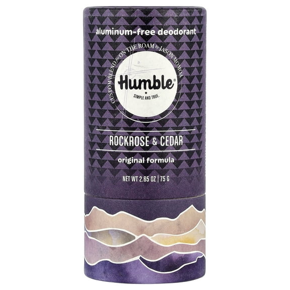 Humble Brands Aluminum-Free Deodorant, Rockrose & Cedar , 2.65 oz (75 g)