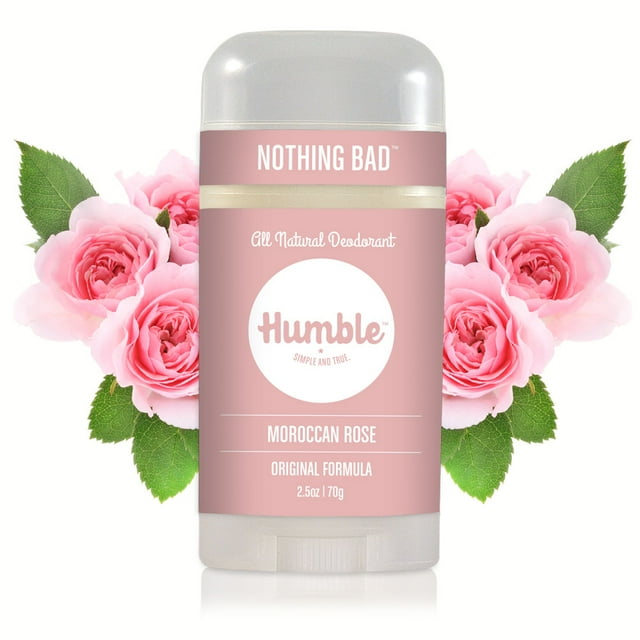 Humble Brands Natural Deodorant, Moroccan Rose, 2.5oz