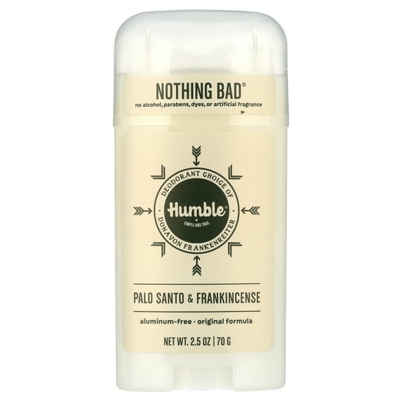 Humble Brands Natural Deodorant, Palo Santo & Frankincense, 2.5oz