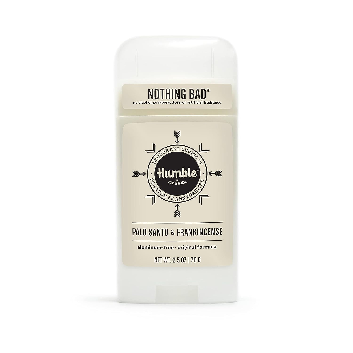 Humble Brands Original Formula Deodorant Palo Santo & Frankincense 2.