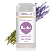 Humble Brands Vegan & Sensitive Skin Baking Soda Free Deodorant, Mountain Lavender, 2.5oz