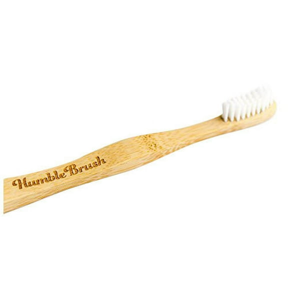 Humble Brush Adult Soft Tooth Brush White, 1 Ea