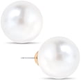 thumbnail image 1 of Humble Chic Extra Large Pearl Earrings for Women - Oversized Faux Pearl Studs, Huge 18mm, 1 of 8