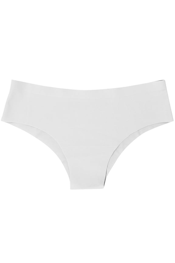Seamless Cheekies - No-Show Smooth Fit Panty Lingerie, White