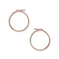 thumbnail image 1 of Humble Chic Small Hoop Earrings for Women - 18K Rose Gold Plated Lightweight Hoops, 0.5", 1 of 8