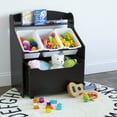 thumbnail image 1 of Humble Crew 3-Tier Toddler Storage Unit with Rollout Toy Box, 1 of 11