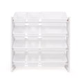 thumbnail image 1 of Humble Crew Cambridge Toy Storage Organizer with 12 Plastic Storage Bins, White, 1 of 8