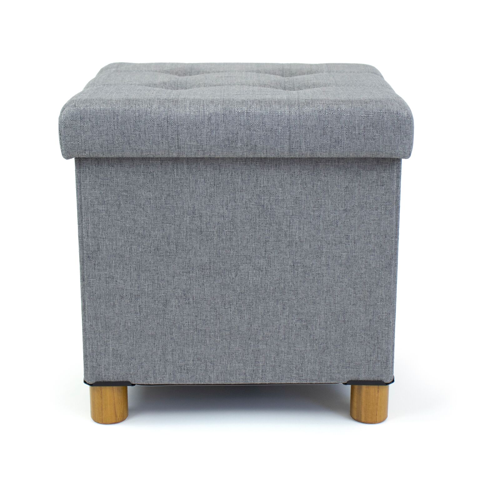 Humble Crew Dakota 15 In. Collapsible Cube Storage Ottoman Foot Stool