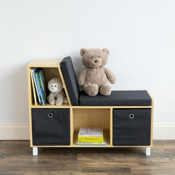 Humble Crew Toddler Book Nook, Natural/Black/White/Grey