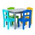 thumbnail image 1 of Humble Crew Kids Wood Activity Table and 4 Chairs Set, Multi-Color, Ages 3-6, 1 of 7
