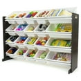 Humble Crew Espresso Extra Large Toy Storage Organizer with 20 Storage