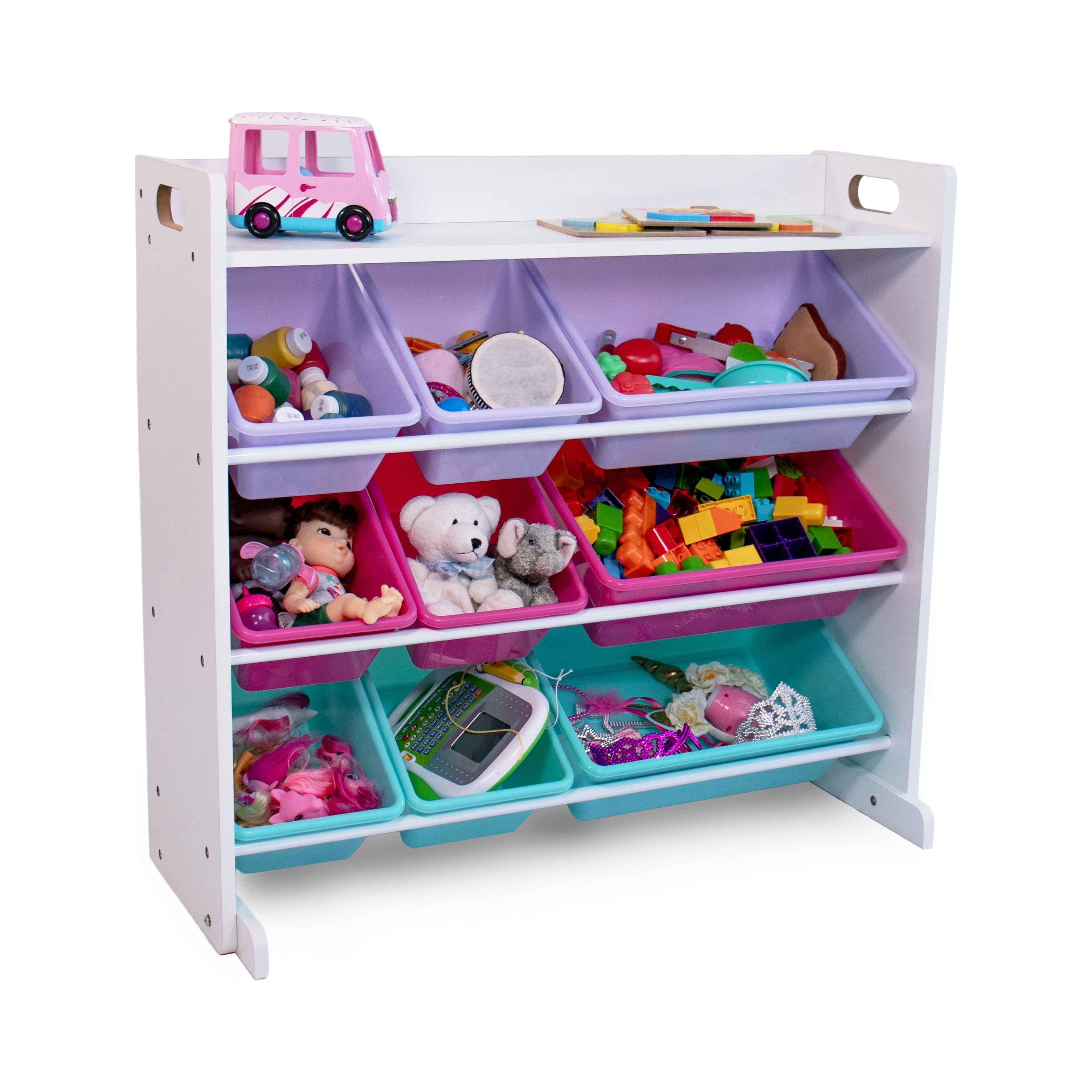 Humble Crew Forever Toy Storage Organizer with Shelf and 9 Storage