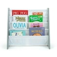 thumbnail image 1 of Humble Crew Inspire Kids Bookshelf with Four Shelves Book Organizer, Grey & White, 1 of 9