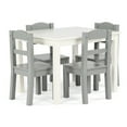 thumbnail interactive-video image 1 of Humble Crew Inspire Toddler Wood Table and 4 Chairs Set, Grey/White, 1 of 8