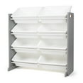 thumbnail image 1 of Humble Crew Inspire Toy Storage Organizer with 8 Large  Plastic Storage Bins, Grey/White, 1 of 6