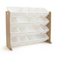 thumbnail image 1 of Humble Crew Journey Supersized Toy Storage Organizer with 16 Plastic Storage Bins, Natural/White, 1 of 8